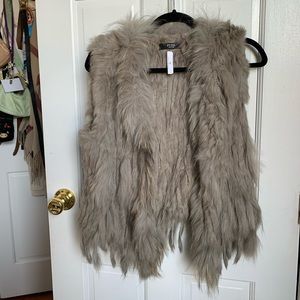 Designer fur vest